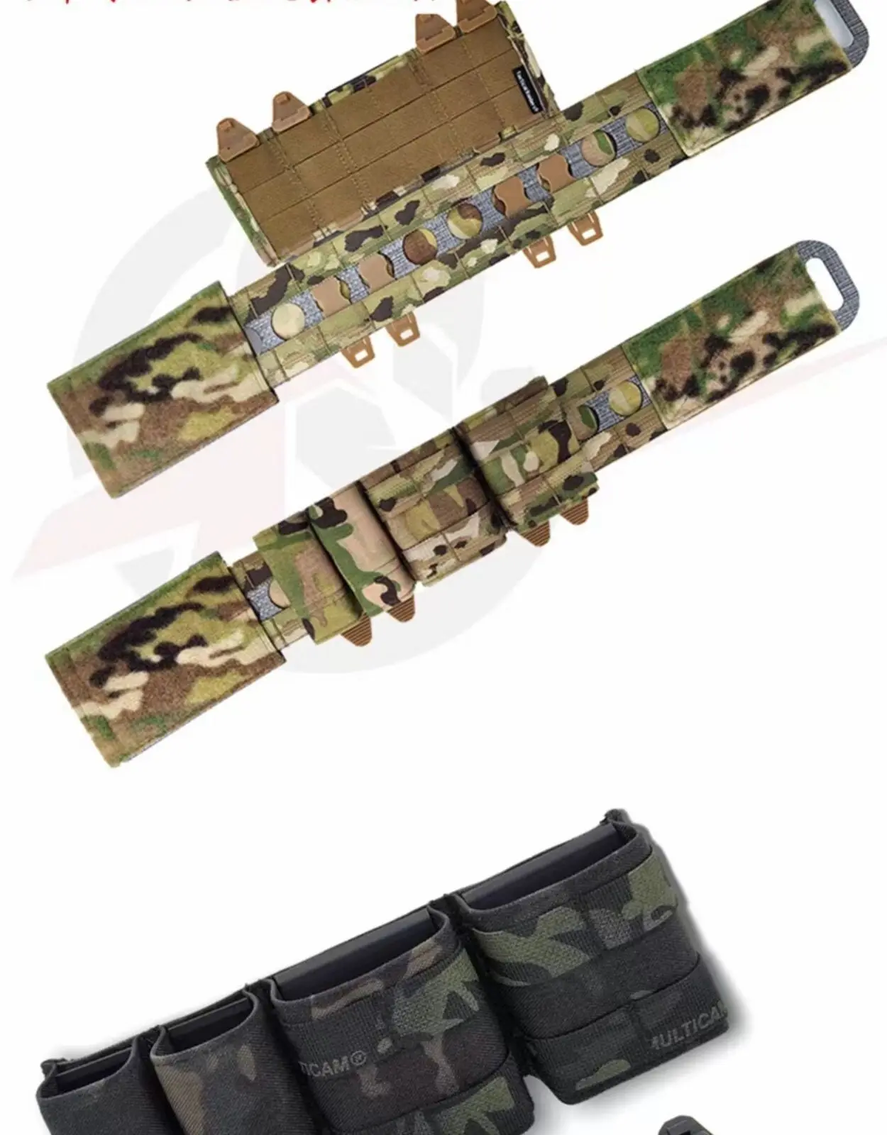 Bolsa de herramientas para revistas, juego de Clip de inserción cuádruple Molle doble, 556 /9mm, bolsa Mag - imagen 4