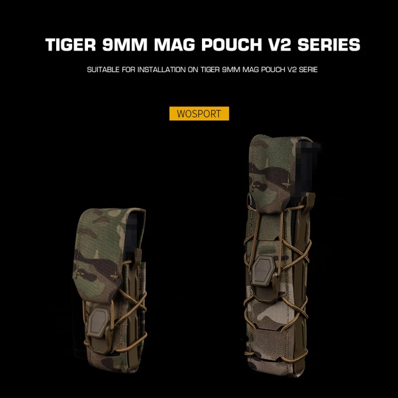 Aleta serie WOSPORT V2 para bolsa Tiger 9MM AR Mag - imagen 5