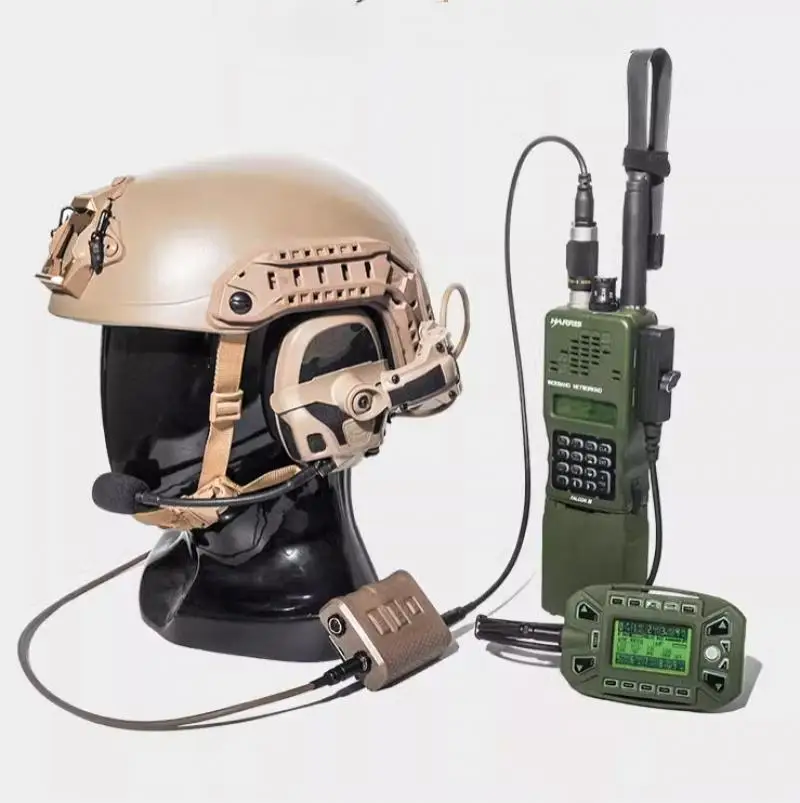 FMA-FCS-TACTICAL V20 V60, auriculares tácticos con conector de canal único/canal Dual, PTT PRC148 152, funda de Radio PTT - imagen 4