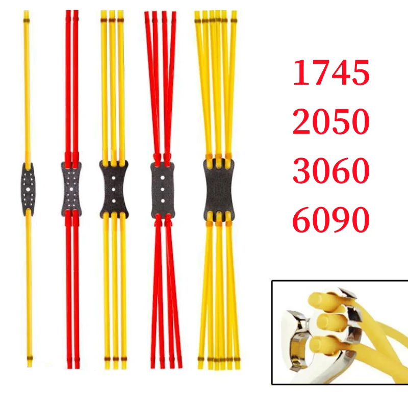 Accesorios para tirachinas de caza, bola de tarjeta elástica de alta calidad para exteriores, banda de goma, cinturón de tracción para juego, rebote rápido, gran potencia - imagen 2