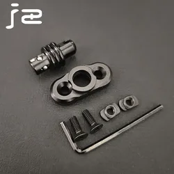 Adaptador de montaje de perno giratorio para riel Mlok, adaptador de montaje giratorio QD de liberación rápida, accesorios para pistola de caza