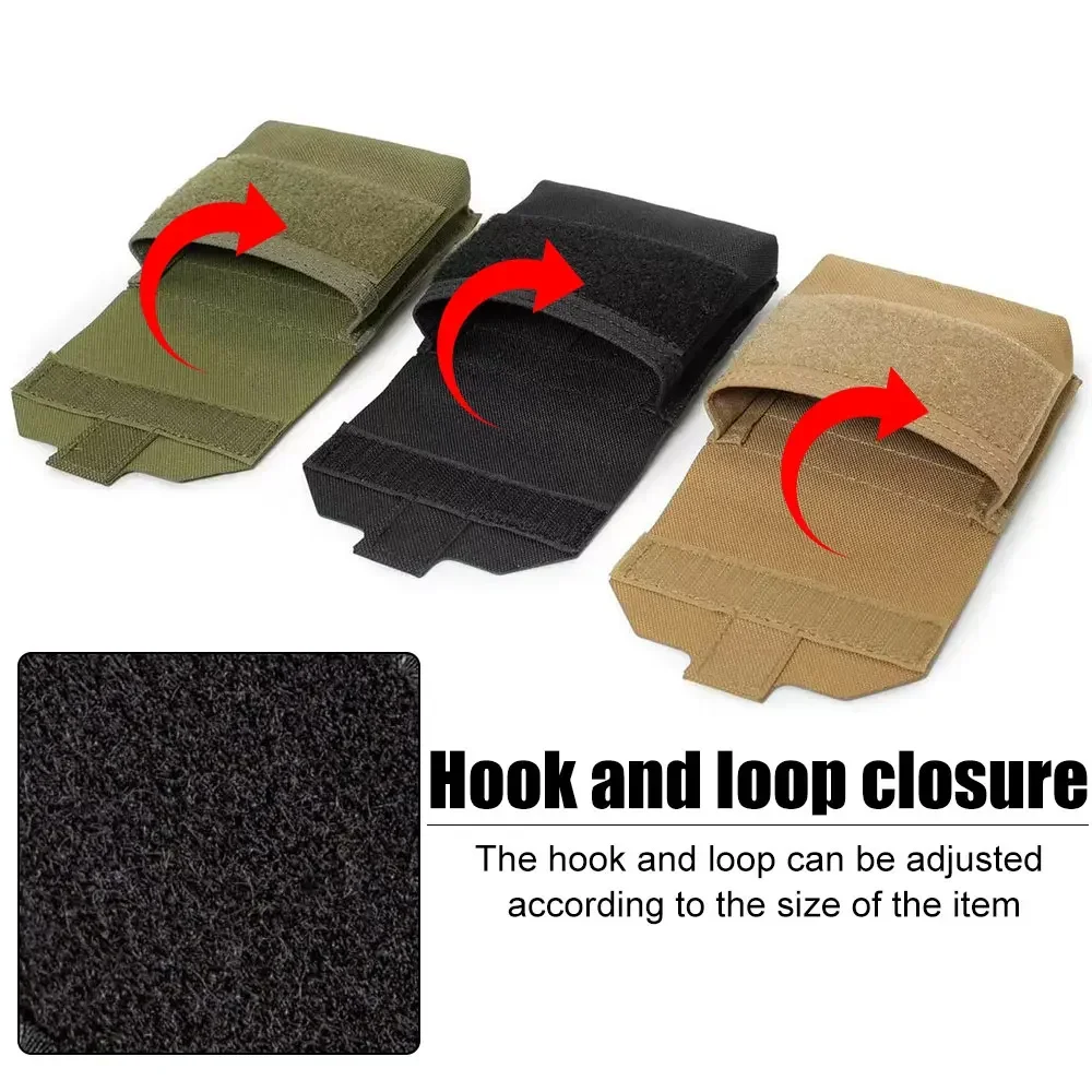 Equipo de adiestramiento al aire libre, riñonera Molle, tarjeta de llave pequeña, bolsa de almacenamiento ligera, chaleco táctico, bolsillo lateral, bolsa para cigarrillos - imagen 4