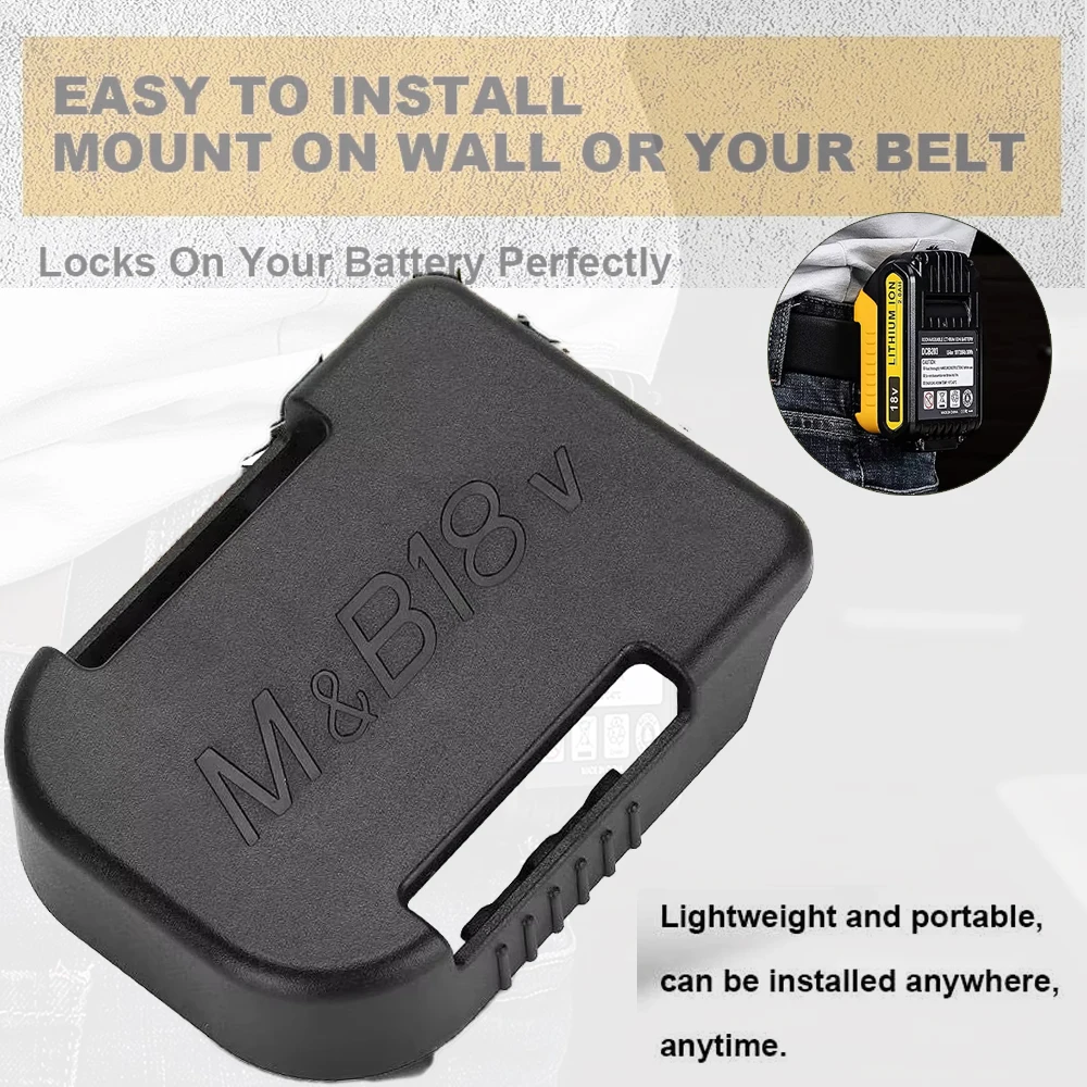 1/5/10 Uds herramientas soportes de batería soporte de almacenamiento soporte de batería estante caja de almacenamiento para Makita/Bosch 18V 14,4 V