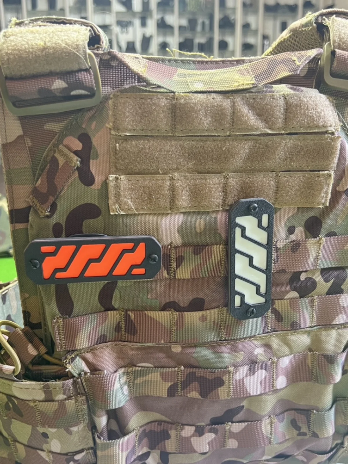 Marca de advertencia luminosa Molle, tira de identificación, accesorios llamativos, chaleco táctico, marca de almacenamiento - imagen 2