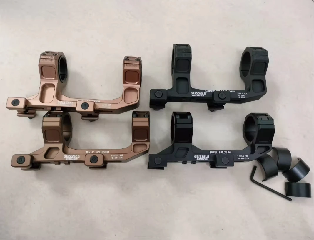 GEISSEL Automatics AR15 AK47 AK74 montaje de alcance montaje de mira óptica anillos de escopeta mira telescópica para riel de 11mm 20mm HK416 - imagen 2