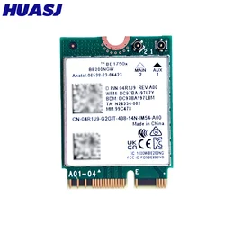 Tarjeta Wi-Fi 7 triple banda con Bluetooth compatible M.2 PCIe