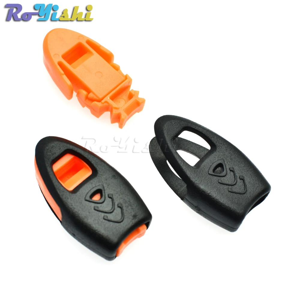 Silbato de emergencia con cremallera, extremos de cordón, bloqueo, cuchillo de Paracord, cordón, supervivencia, Camping al aire libre, Kits de viaje - imagen 4