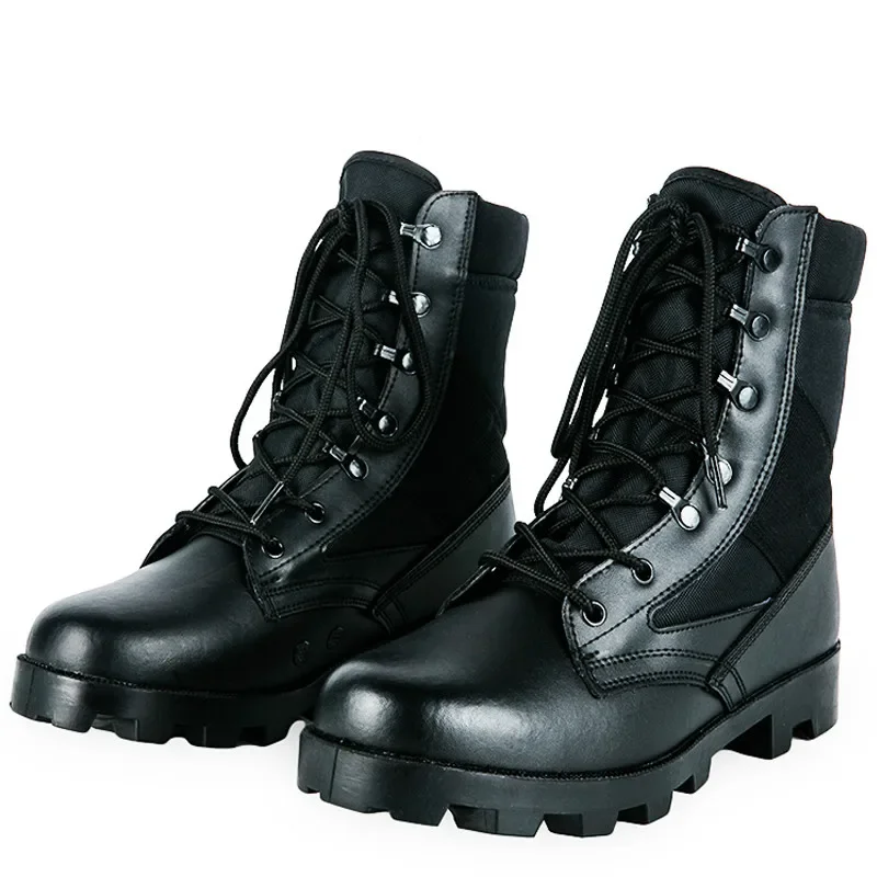 Botas de combate de entrenamiento al aire libre para hombre, zapatos transpirables de camuflaje para el desierto, senderismo, escalada y Camping, primavera y otoño - imagen 3