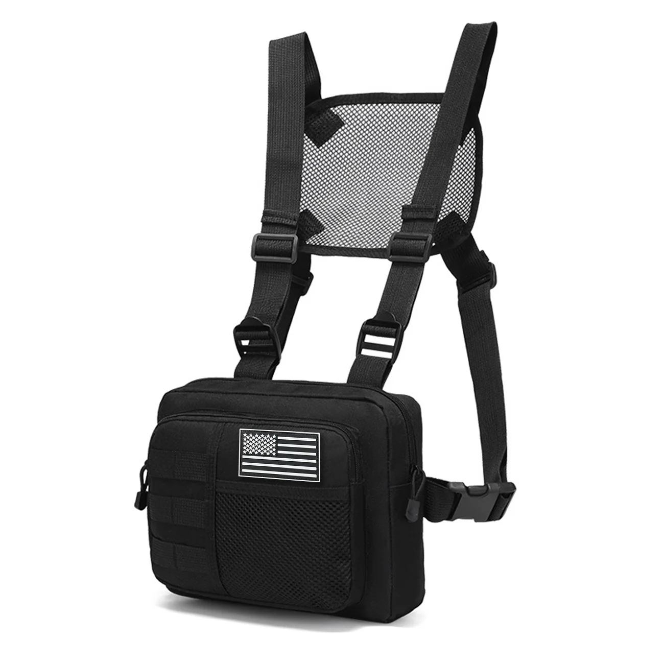 Nueva mochila para hombre, bolsa multiusos para deportes al aire libre, mochila estilo chaleco - imagen 2