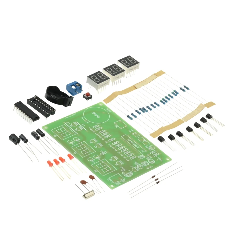 AT89C2051 Reloj electrónico digital de 4 bits Suite de producción electrónica Kit de bricolaje Kit de aprendizaje para Arduino - imagen 3