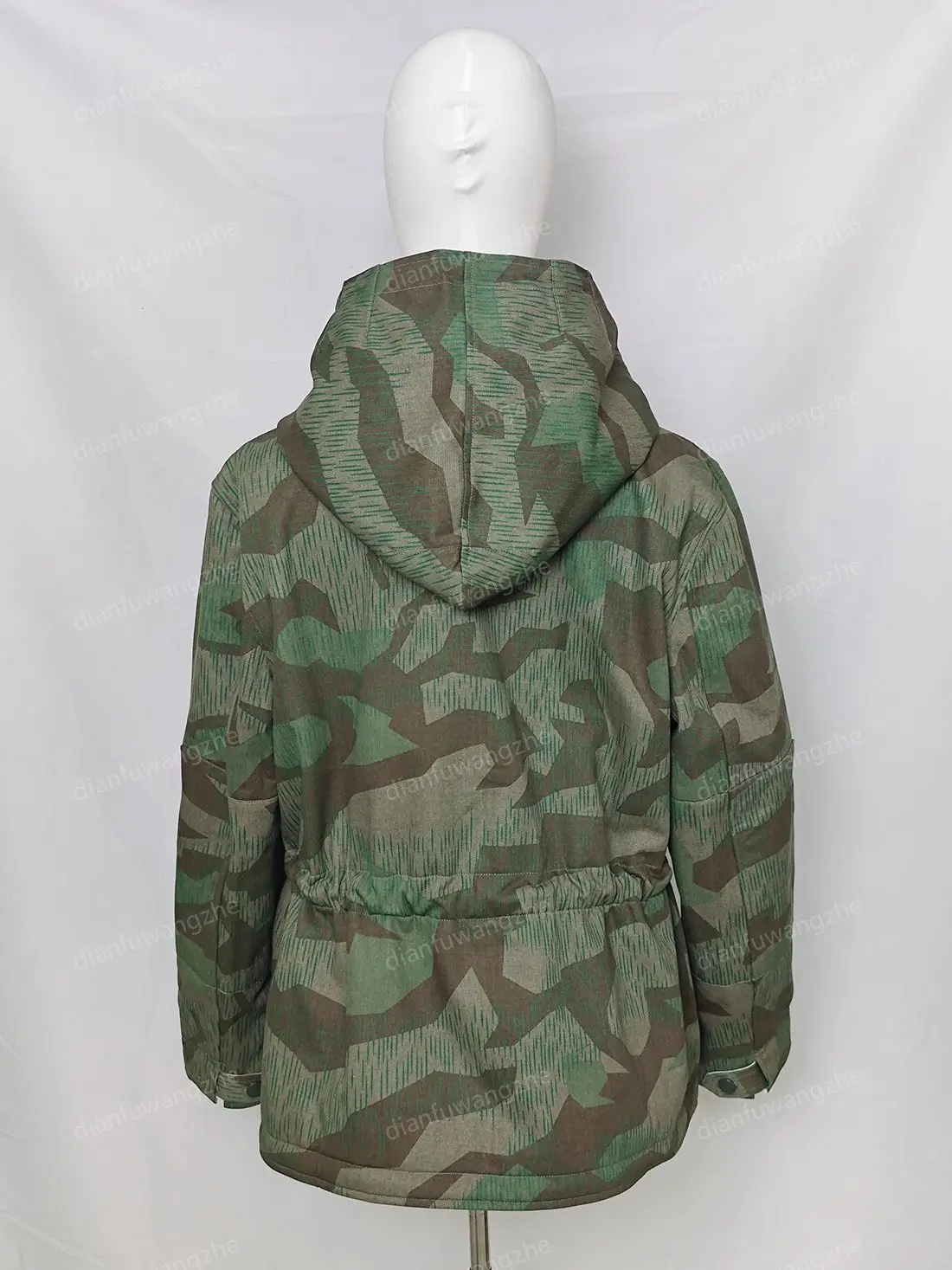 Cosplay alemán Elite Splinter/DOT44 té de camuflaje de guisante/hoja como camo ropa de invierno Reversible acolchada de algodón ropa cálida antifrío - imagen 4