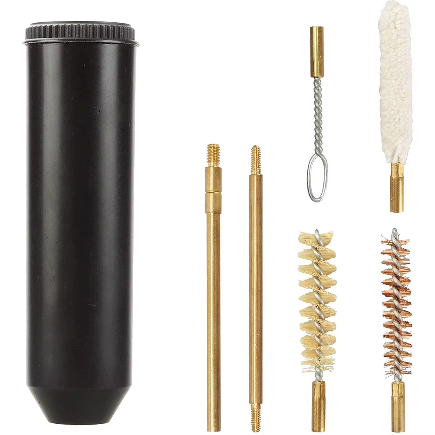 Kit limpieza armas – 6 piezas para pistola 9mm y AR15 M4 - imagen 4