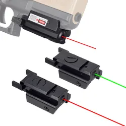 Glock láser táctico punto rojo/verde carril Picatinny
