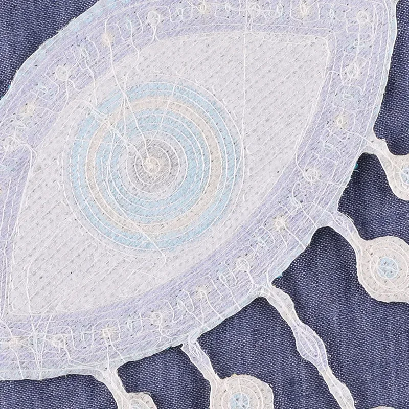 Parches bordados de lentejuelas de ojos grandes, parches para planchar para ropa, Chaquetas, Camisetas, apliques decorativos, accesorios de costura DIY - imagen 2