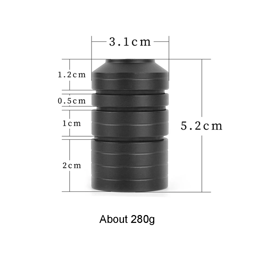 Estabilizador de tiro con arco, barra de equilibrio de peso, bloque de contrapeso, Reduce la vibración para arco compuesto recurvo, accesorios de caza - imagen 5