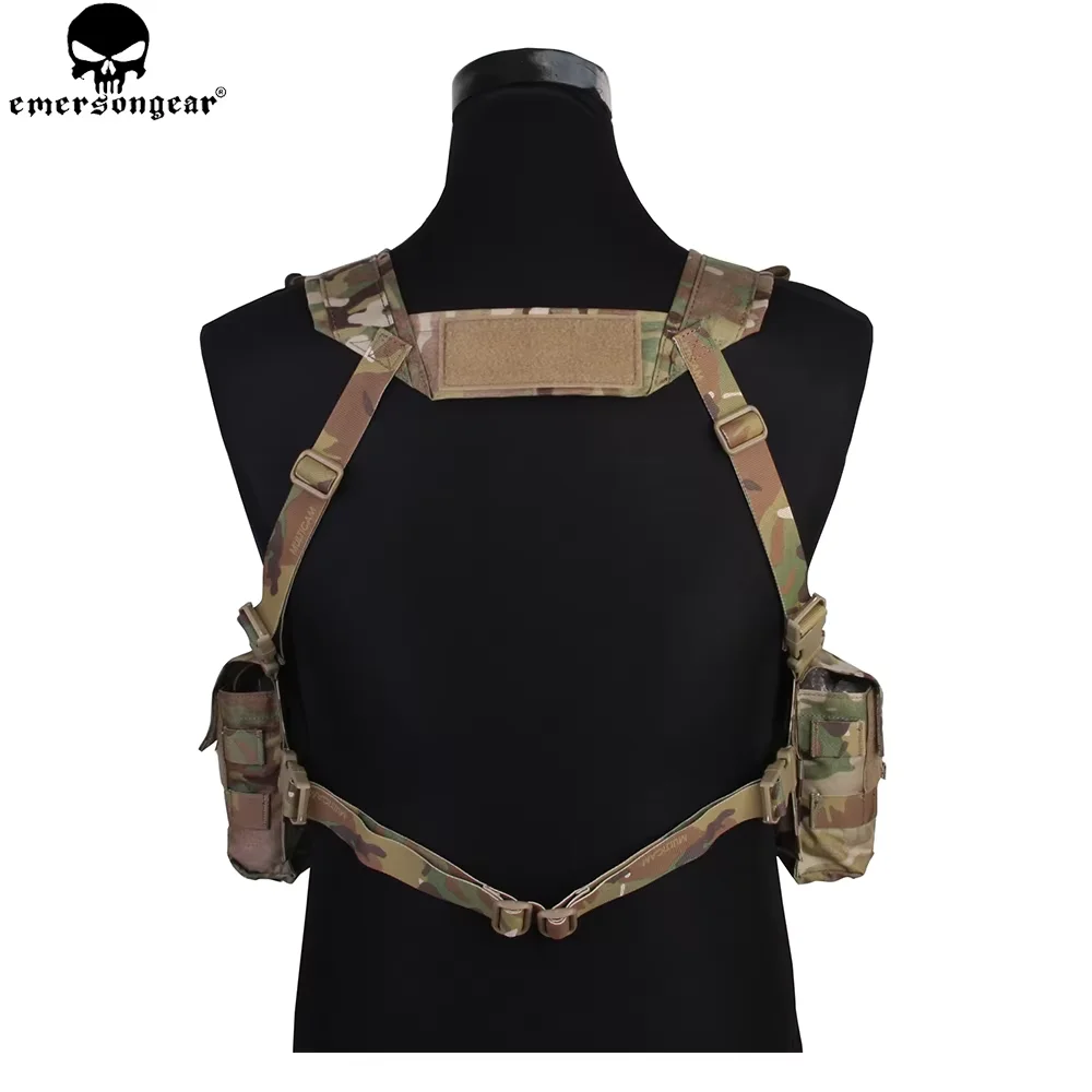 EMERSONGEAR UW Gen V aparejo de pecho delantero dividido, armadura corporal Airsoft Paintball, chaleco Molle de combate, aparejo de pecho táctico multicamuflaje EM7451 - imagen 2