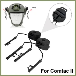 Soporte de auriculares tácticos Fast Ops Core, juego de adaptadores de riel de arco para casco, apto para auriculares con cancelación de ruido de la serie Comtac II