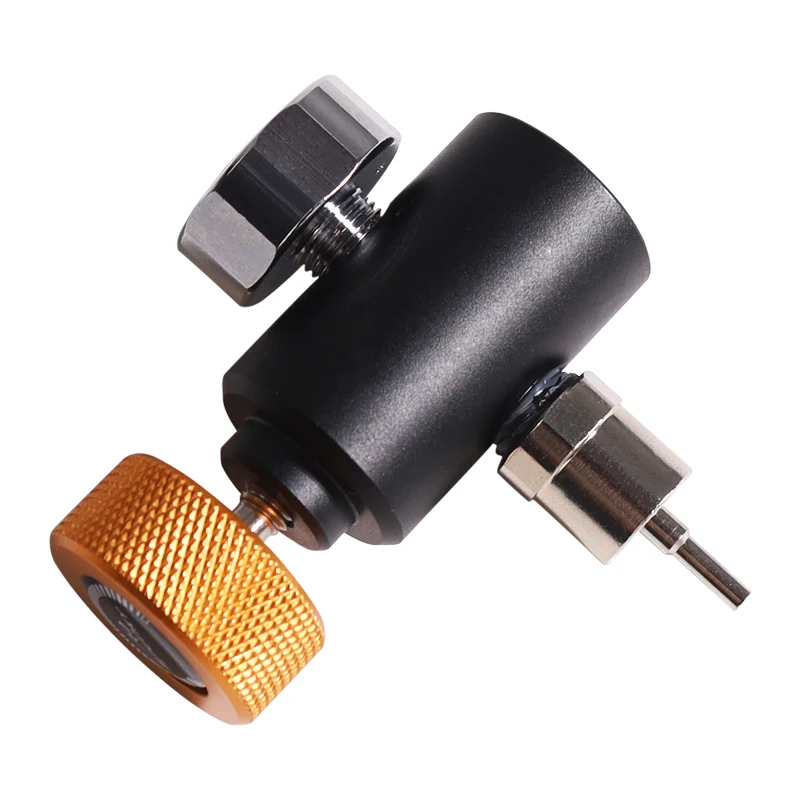 Nuevo tanque de refrescos, adaptador de carga de tanque de Co2, conector adaptador de repuesto con manómetro, regulador ajustable, barril de cerveza casera - imagen 3