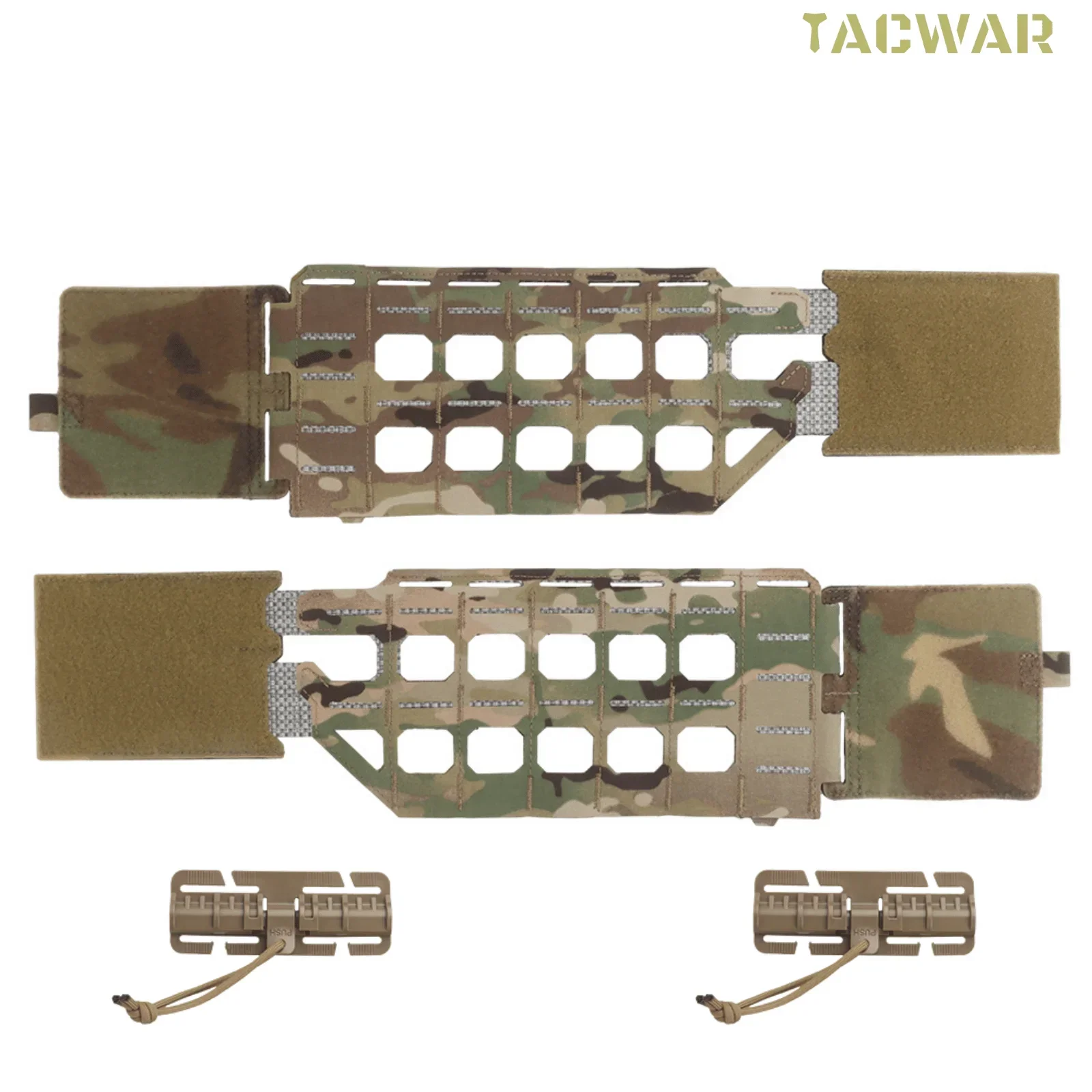 Faja portadora de placa serie K, correa de liberación rápida de ala expansora MOLLE elástica compatible con K-Z K-19 para accesorios de caza Airsoft