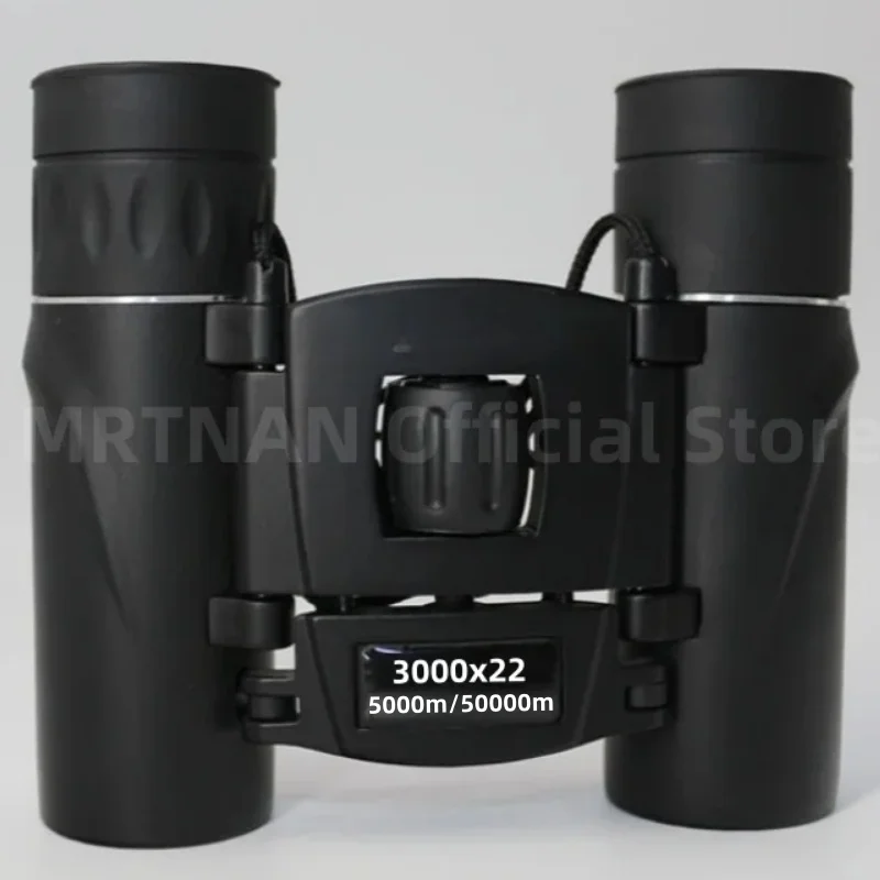 Binoculares potentes portátiles con Zoom HD 3000x22, telescopio BAK4 de largo alcance, binoculares plegables de baja luz para caza y Camping - imagen 2