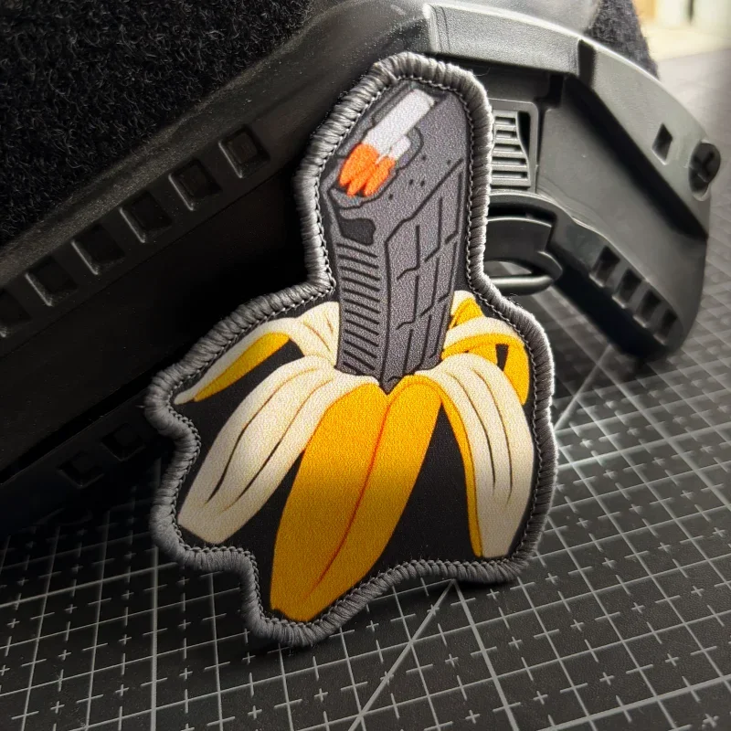 Insignia de moral de revista Banana Bullet, parche táctico, parches de impresión del ejército, gancho y bucle, brazalete militar, pegatina para mochila - imagen 5