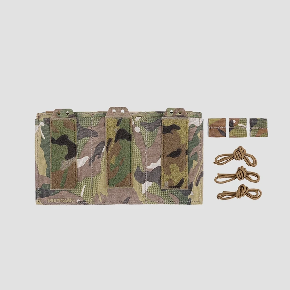Chaleco táctico estilo SS Molle, bolsa elástica Triple Mag, bolsa multiusos 556 para kit de herramientas PH107 - imagen 2