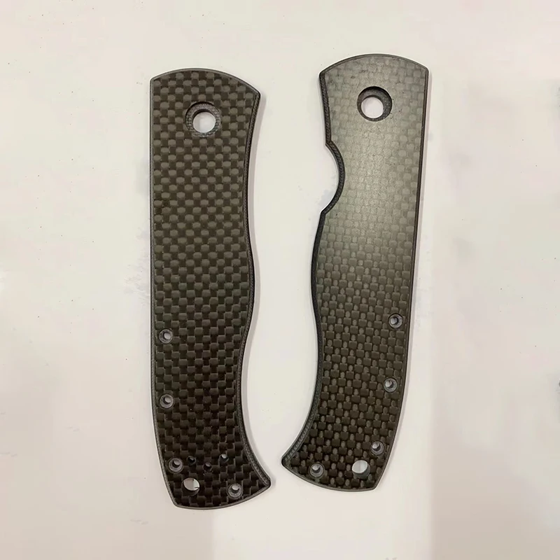 Repuesto de parches de báscula de mango de cuchillo plegable de Material Micarta G10/Lino para Emerson CQC7, agarre de cuchillos, fabricación de bricolaje, piezas de reparación - imagen 3