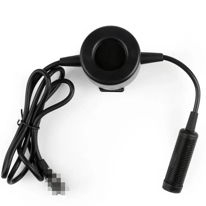 Auriculares tácticos PTT TCI PTT, intercomunicador militar, adaptador de enchufe KENWOOD de 2 pines, TCI PTT para caza táctica, auriculares de tiro - imagen 4