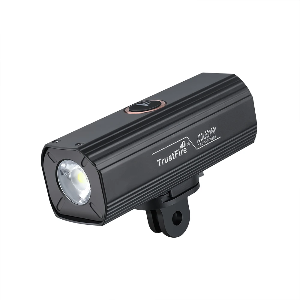 Trustfire-Luz LED D3R para bicicleta de montaña, faro profesional de 1350 lúmenes, recargable vía USB, IPX6 resistente al agua, para conducción nocturna - imagen 2