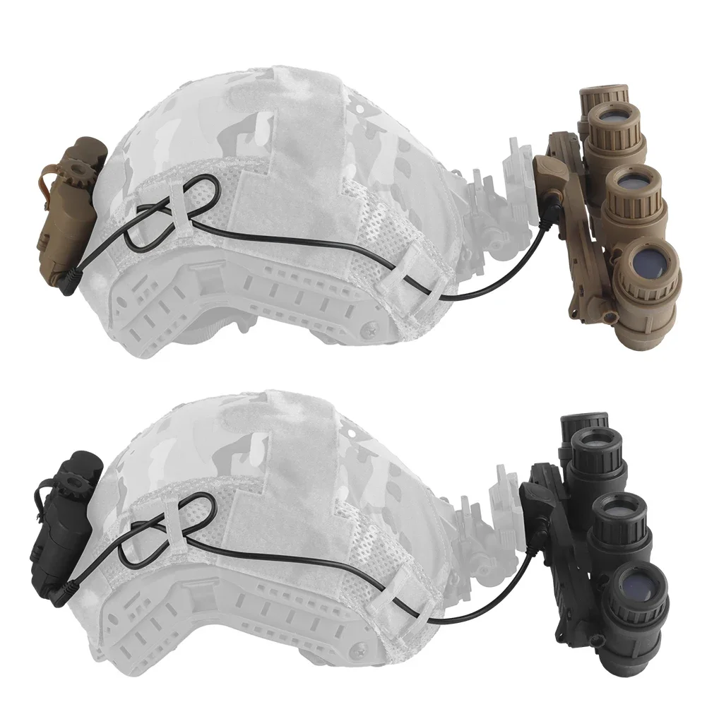 GPNVG 18 gafas de visión nocturna de cuatro tubos, accesorios simulados, casco táctico, dispositivo Binocular de visión nocturna, modelo para juego táctico de Cosplay