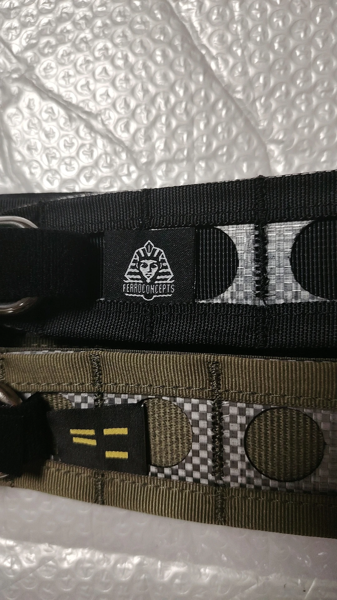 Cinturón estilo Molle Ferro para caza, equipo de juego CS Paintball Airsoft al aire libre, Material Tegris - imagen 2