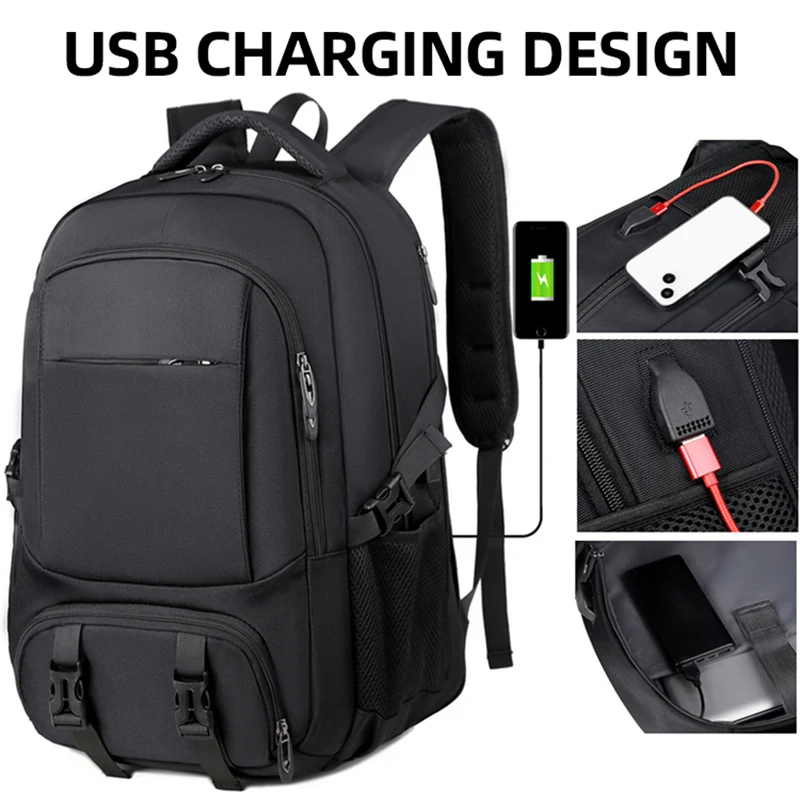 Mochila de escalada al aire libre para hombre, bolsa de viaje para viaje corto, Camping, senderismo, montañismo, mochila deportiva, mochila grande para estudiantes de fin de semana - imagen 4