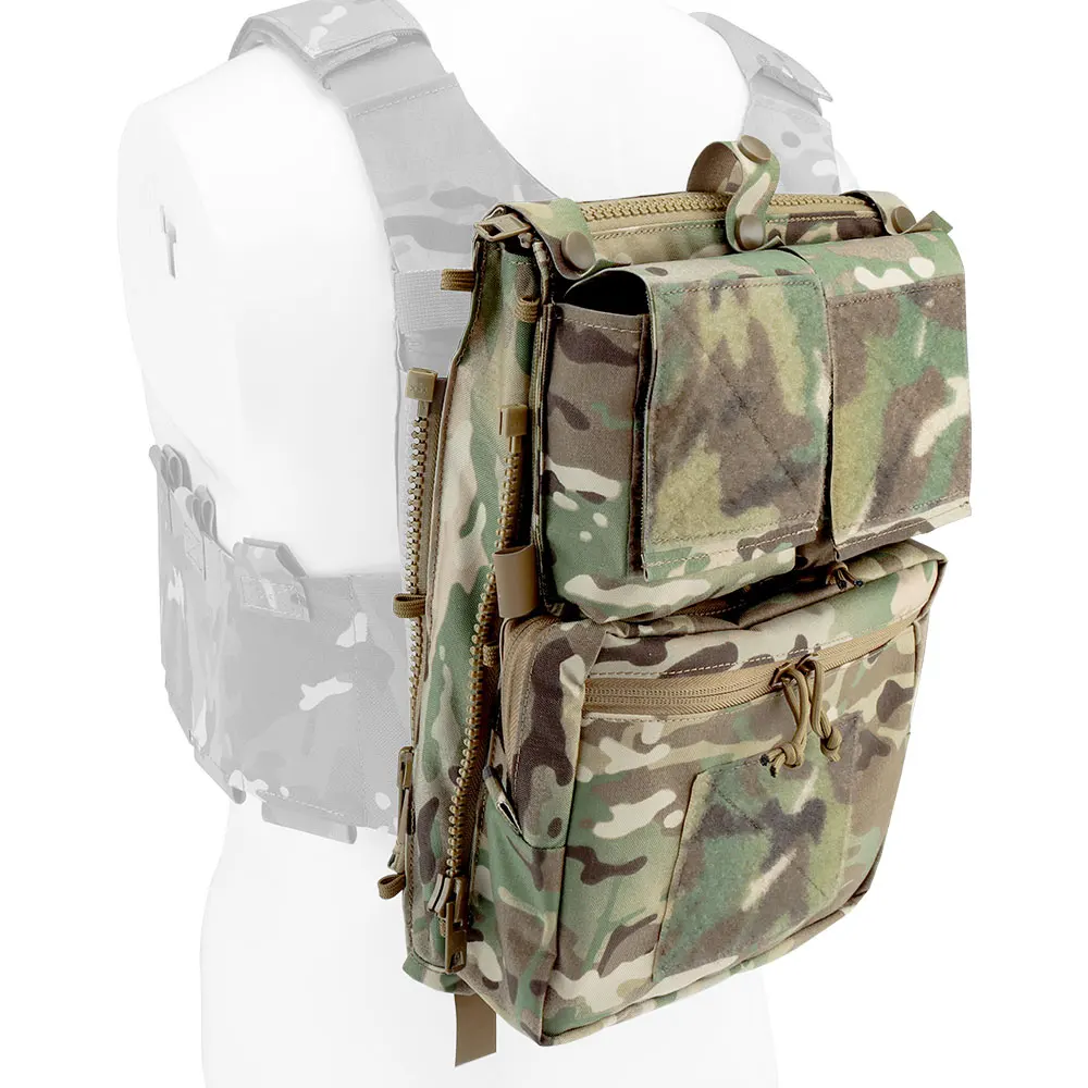 Chaleco táctico LV119, Panel trasero, sistemas Spiritus, caza, combate, Airsoft, portador de placa, bolsa de almacenamiento, chaleco de asalto, equipo de expansión - imagen 5