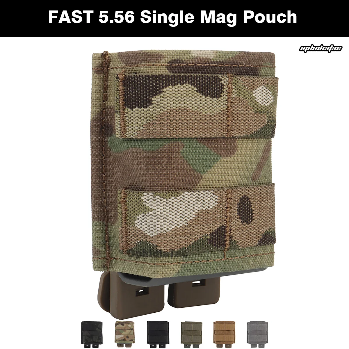Paquete de revistas FAST Single 5,56, sistema MOLLE de extracción rápida para entrenamiento de tiro de caza al aire libre, Compatible con M4/AR15 - imagen 2