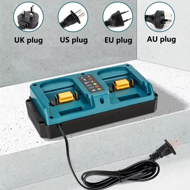 Cargador rápido Makita 18V-20V dual – Batería litio - imagen 5