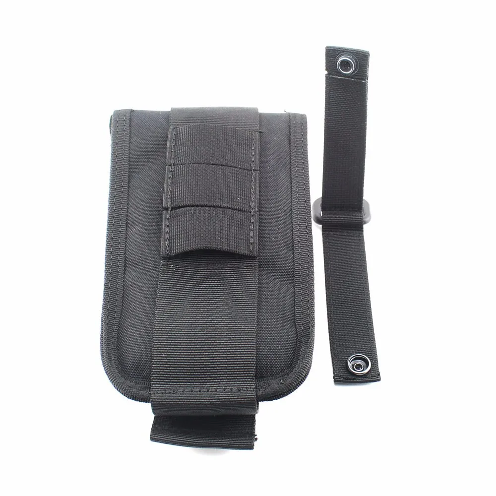 Molle-riñonera táctica a prueba de golpes, bolsa doble para teléfono, cartera para tarjeta, bolso de mano, funda multifuncional para teléfono móvil - imagen 5