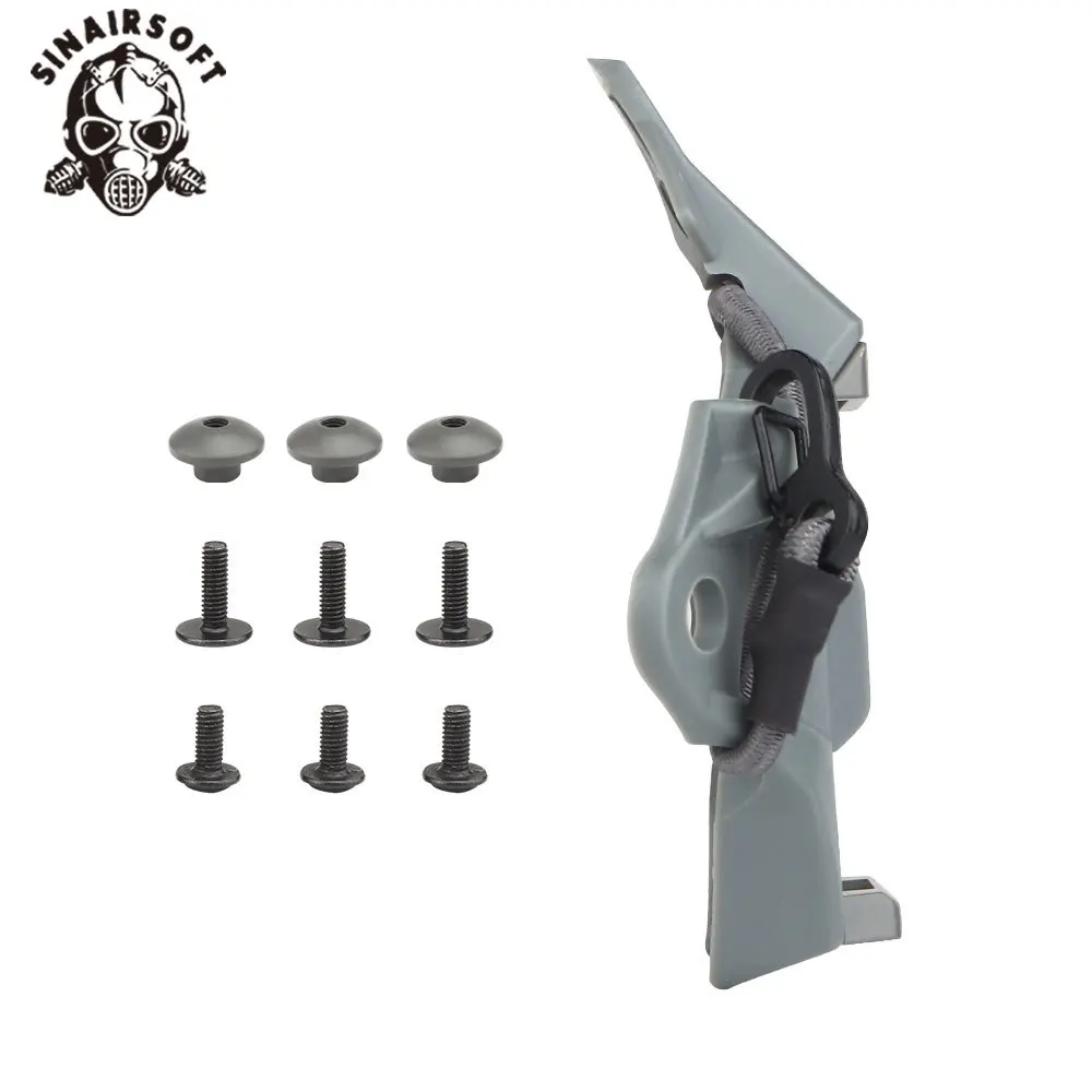 Adaptador de montaje NVG de tres agujeros para casco táctico, dispositivo de visión nocturna, soporte para FAST MICH AF Wendy, accesorios para casco - imagen 5