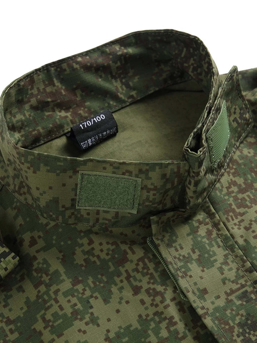 Traje de chaqueta de camuflaje para hombre, ropa táctica al aire libre, uniforme de entrenamiento, conjunto de traje de entrenamiento de campo, pequeño verde ruso - imagen 4