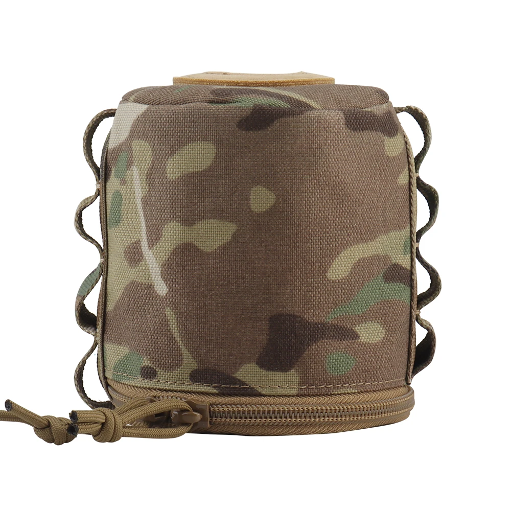 Estuche de almacenamiento de papel higiénico portátil táctico MOLLE, bolsa organizadora de pañuelos para acampar y senderismo - imagen 5