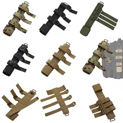 Correa táctica Molle, funda para cuchillo, bolsa colgante para la cintura, funda para linterna, accesorios para mochila, cuerda de encuadernación para pala de ingeniero de campo