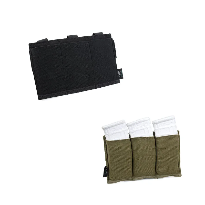 Bolsa Triple para revistas, chaleco táctico M4 Molle, accesorios de caza, riñonera, bolsa de herramientas de nailon - imagen 2