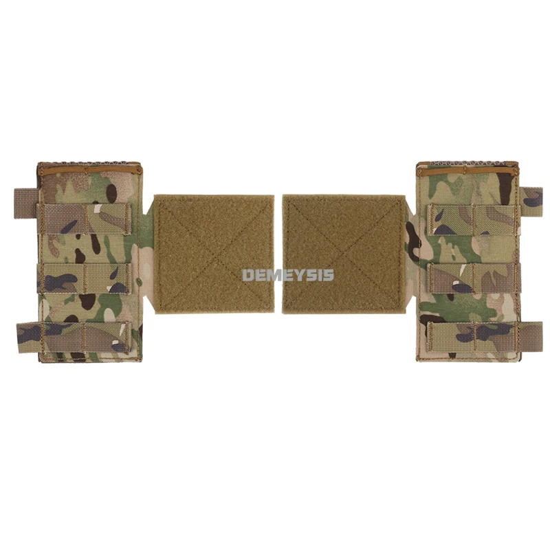 Accesorio lateral de aparejo de pecho táctico, bolsa Molle, expansor, Wing Ches Trig, Panel lateral adicional, gancho y bucle, equipo de chaleco de caza Airsoft - imagen 2