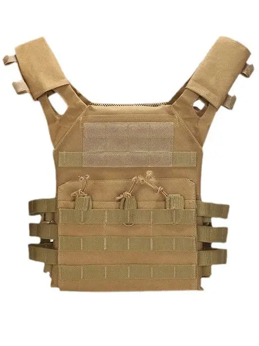Chaleco de adiestramiento al aire libre MOLLE, chaleco táctico de nailon, armadura corporal, portador de caza, accesorios Airsoft, chaleco de seguridad ligero - imagen 3