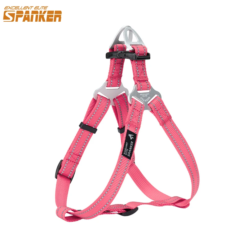 Chaleco con correa de pecho para mascotas, arnés reflectante transpirable para perros pequeños, medianos y grandes