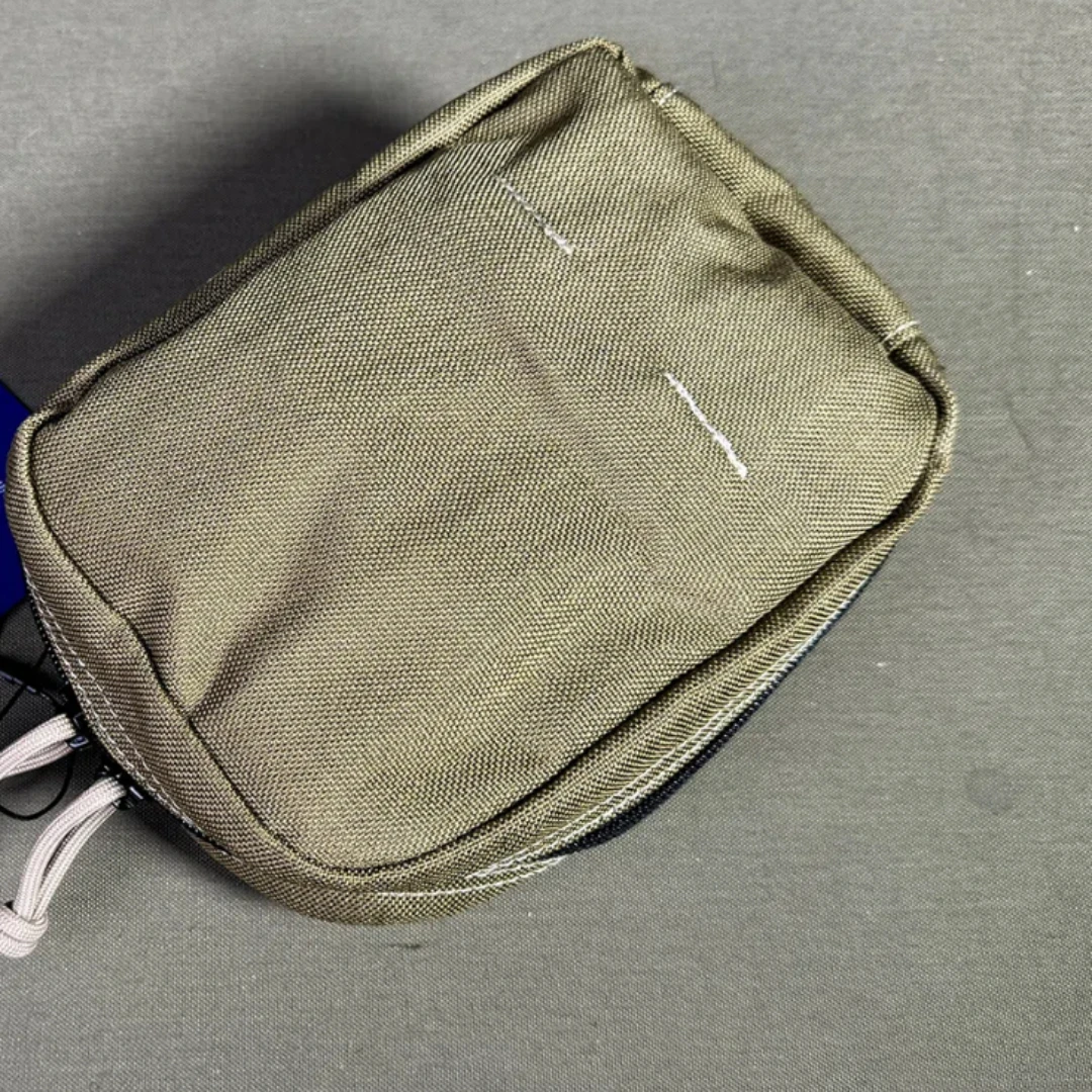 Bolsa de almacenamiento médica con cremallera negra para exteriores, accesorios tácticos Molle - imagen 2