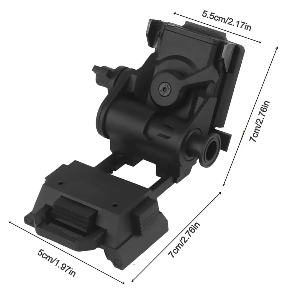 Soporte para gafas de visión nocturna Airsoft L4G24, adaptador de soporte NVG para casco ajustable de nailon táctico para PVS15 PVS18 GPNVG18 - imagen 3