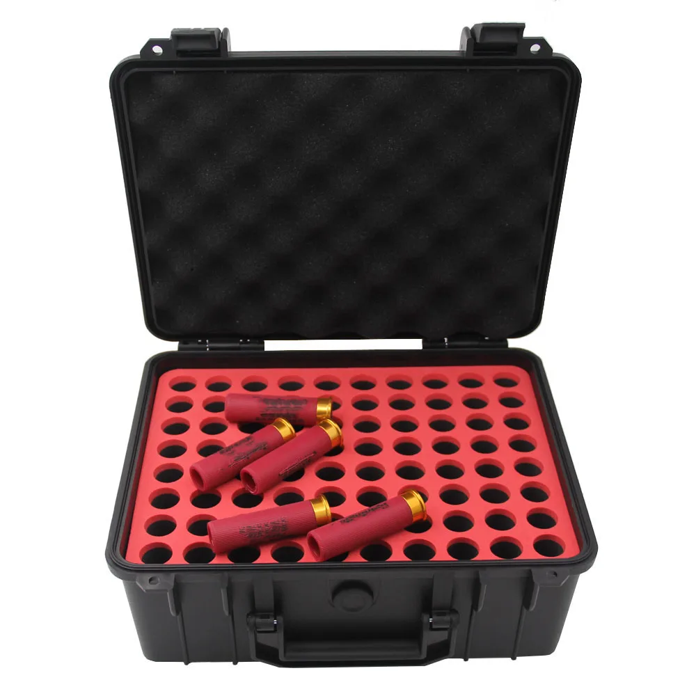 Caja de almacenamiento de munición de bala táctica para exteriores, caja de seguridad impermeable, accesorio de munición de alta resistencia, caja de almacenamiento de balas, 12GA - imagen 3