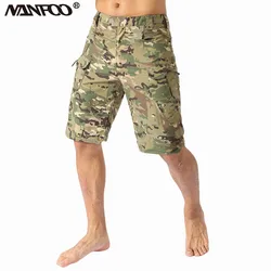 Pantalón corto táctico ripstop transpirable con estampado camuflaje