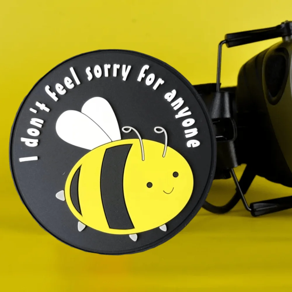 Parche táctico "No lo siento por nadie", parche táctico de moral de abeja, divertidos parches de gancho y bucle de PVC, insignia militar, brazalete, pegatinas para mochila - imagen 4