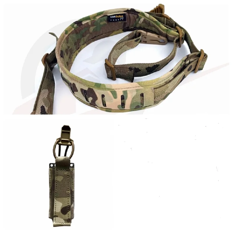 Correa de dos puntos MOLLE de corte láser optimizada + bolsa para cargador de 9mm - imagen 4